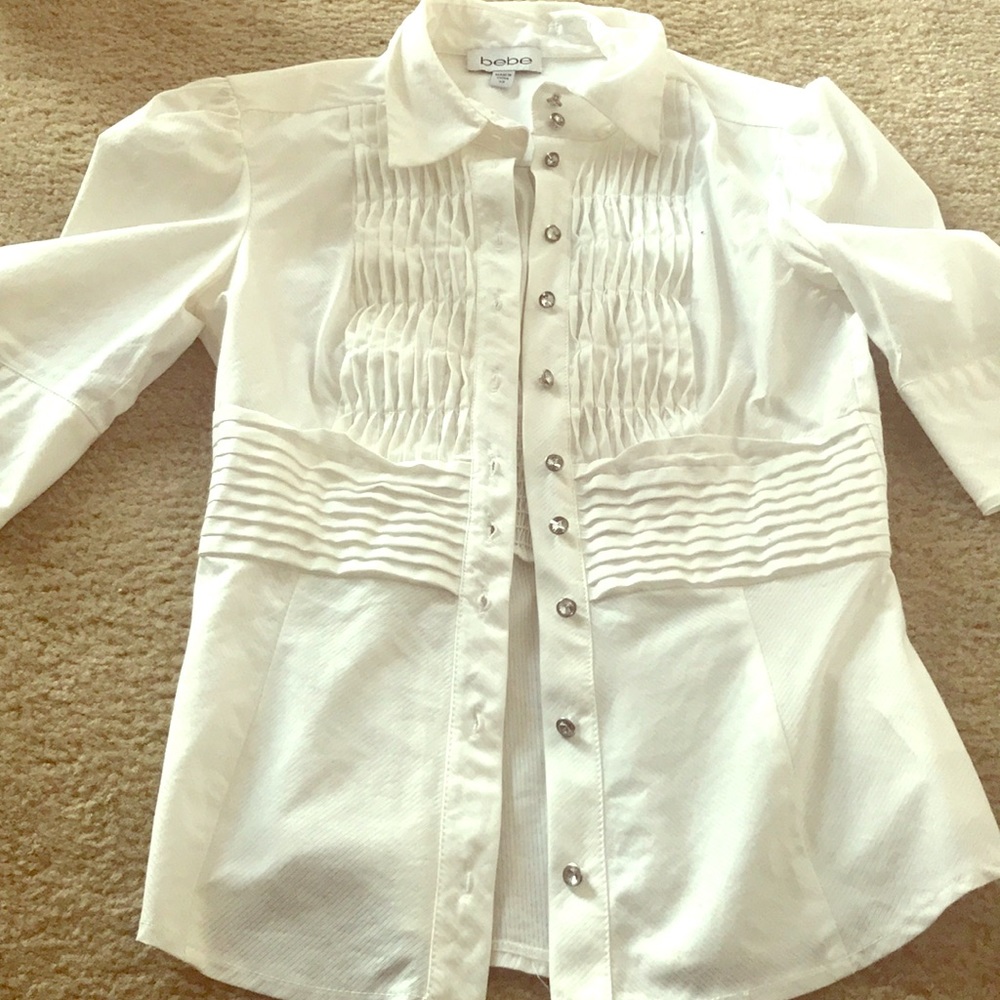 White collared shirt